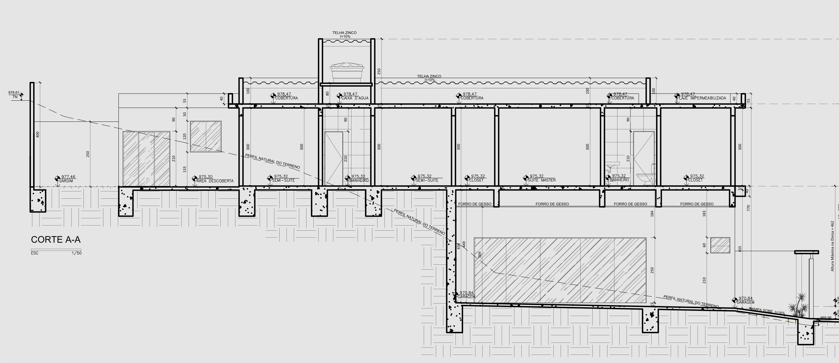 Prévia da prancha final do projeto CAD em 10